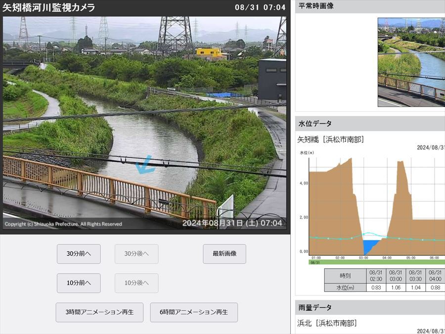 河川の様子
