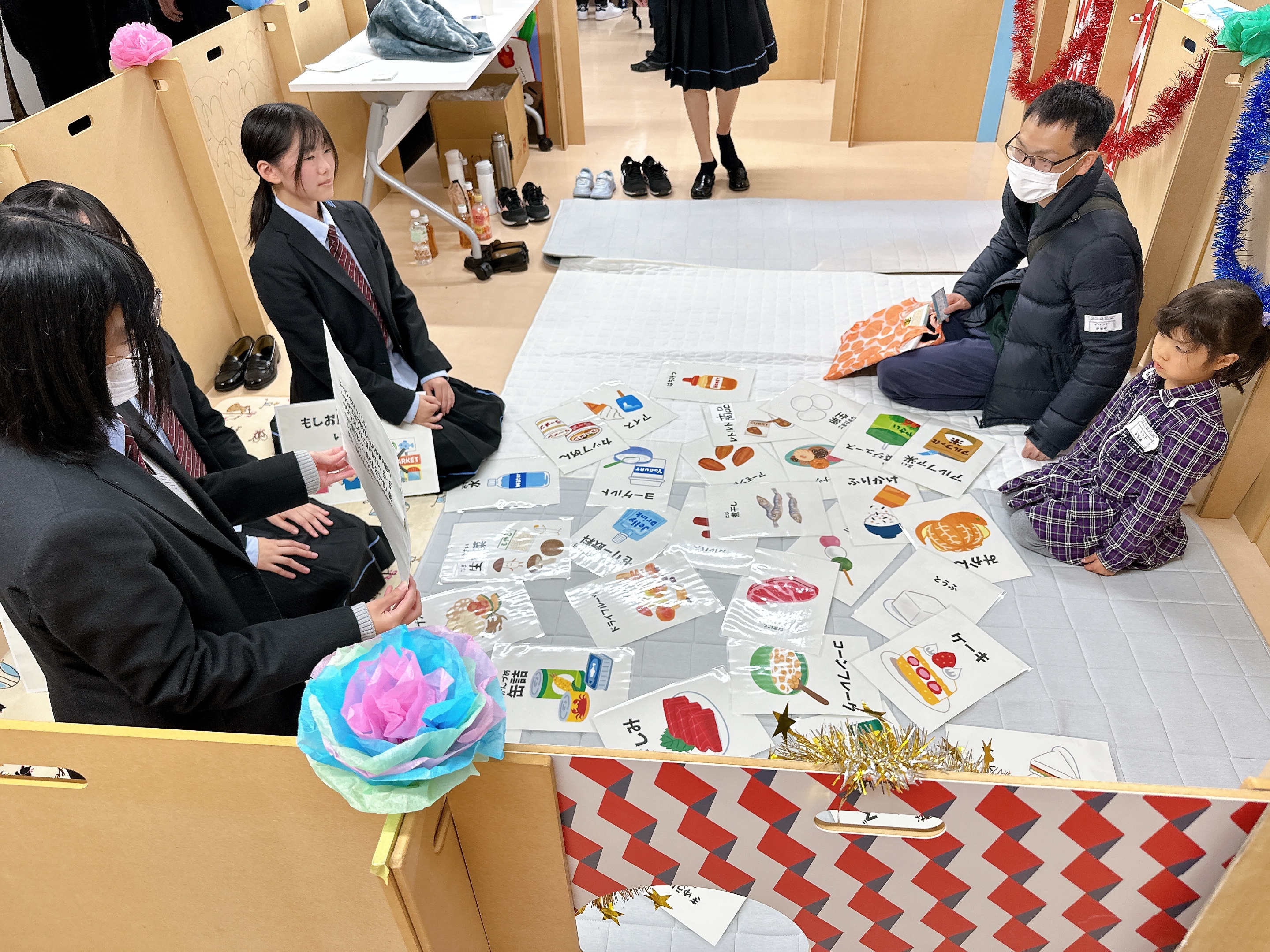 冬フェスタ2025静岡県立浜松湖北高等学校出展の様子