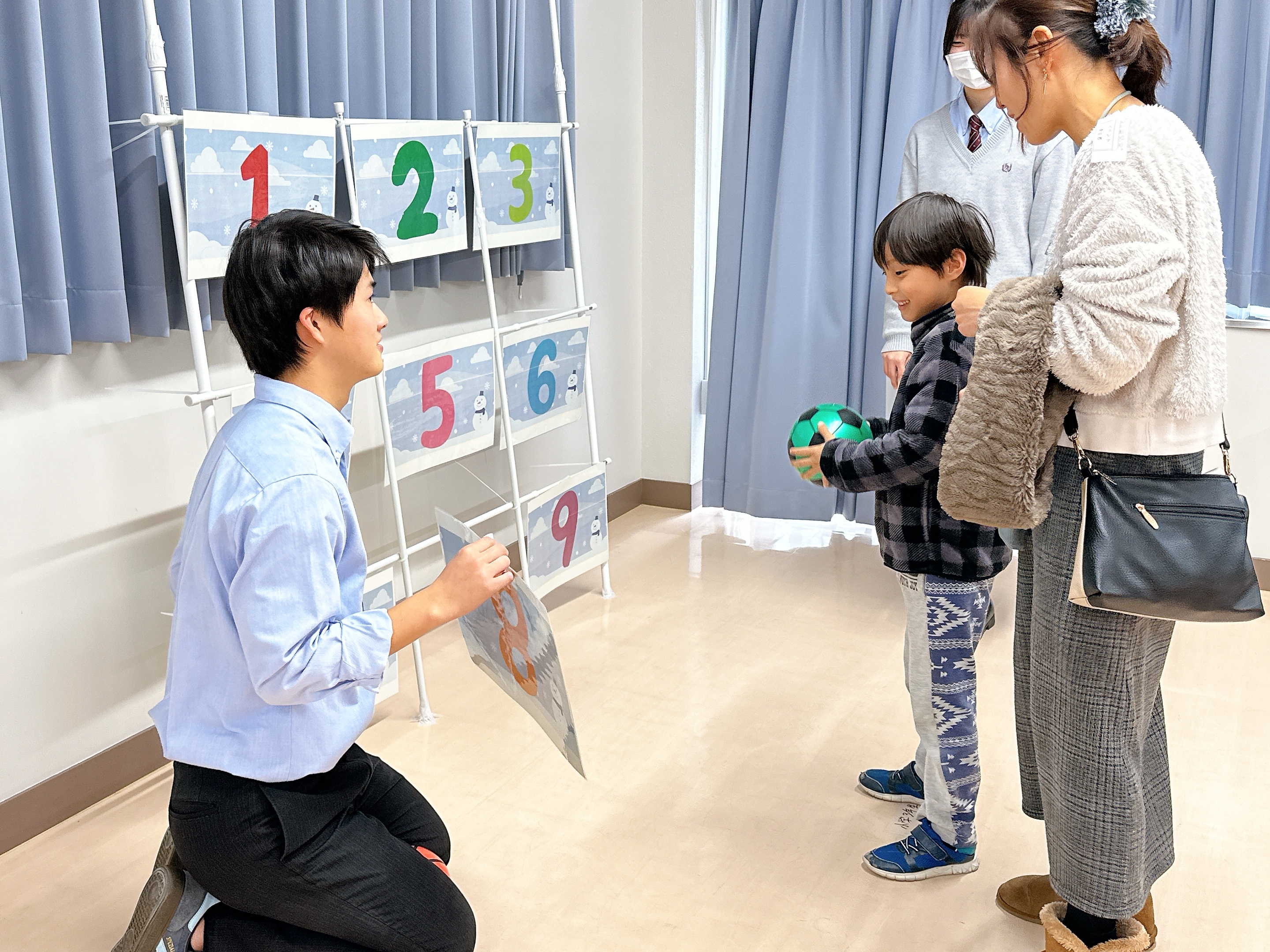 浜松湖北高校の学生によるワークショップの様子